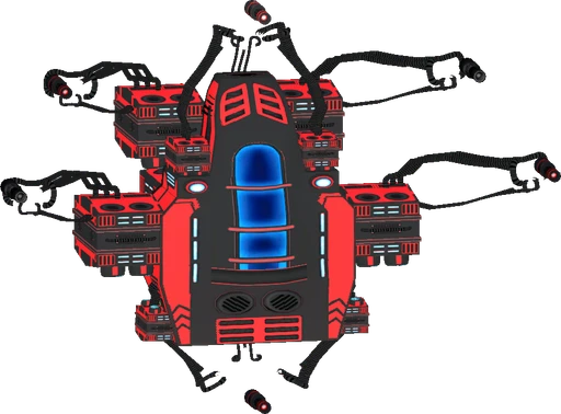 Starfend greyred drone