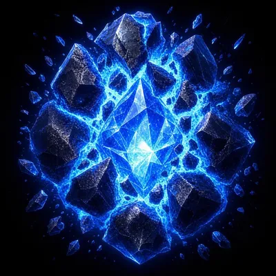 Starfend greyblue stone opened